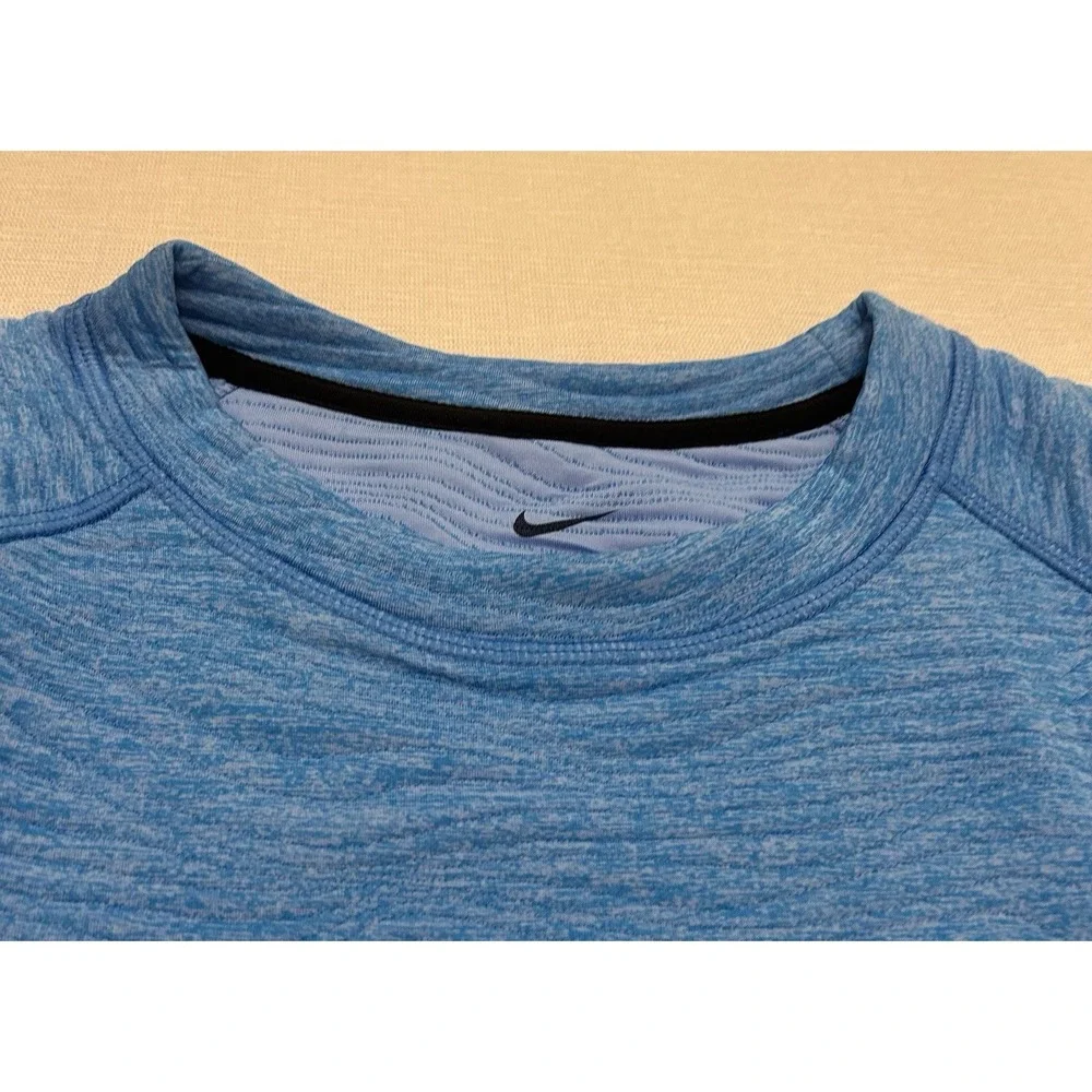 Nike Tour Dri-FIT Golf Crew Sweatshirt FD5835-435 Sky Blue Men's Size L